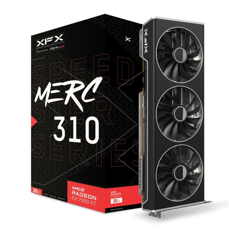XFX SPEEDSTER MERC310 AMD Radeon RX 7900XT Black Gaming 20GB GDDR6 Reacondicionado