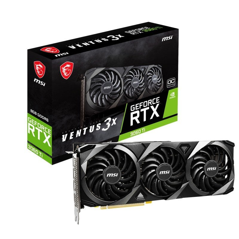 MSI GeForce RTX 3060 Ti VENTUS 3X OC LHR 8GB GDDR6