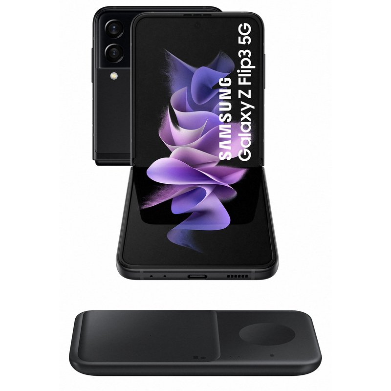 Samsung Galaxy Z Flip3 5G 128GB Negro + Wireless Charger Duo