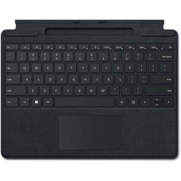 Microsoft Signature Funda con Teclado Alcantara Negra para Surface Pro 8/9/X