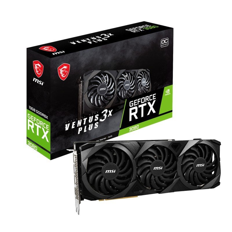 MSI GeForce RTX 3080 VENTUS 3X PLUS OC LHR 10GB GDDR6 Reacondicionado