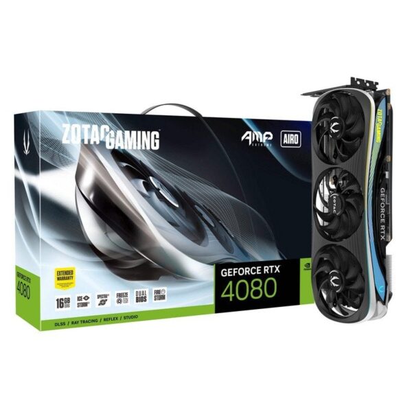 Zotac Gaming GeForce RTX 4080 AMP EXTREME AIRO 16GB GDDR6X Reacondicionado