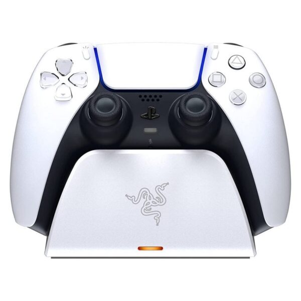 Razer Base de Carga Rápida para Mando Inalámbrico DualSense de PS5 Blanca Reacondicionado