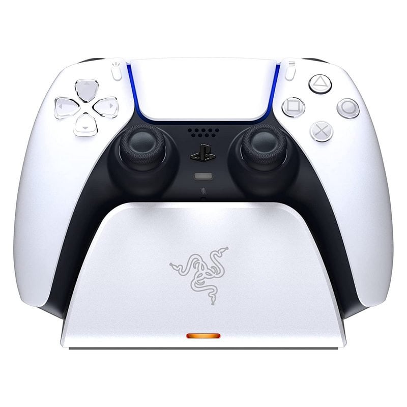 Razer Base de Carga Rápida para Mando Inalámbrico DualSense de PS5 Blanca Reacondicionado