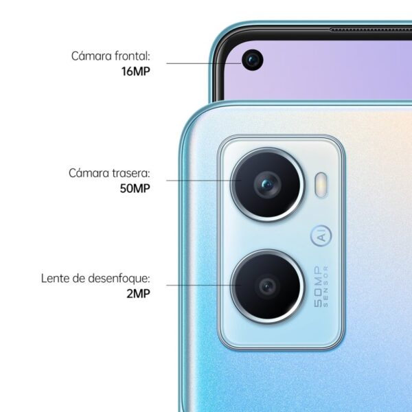 OPPO A96 8/128GB Azul Libre + Cable USB 3.1 Type-C Reacondicionado