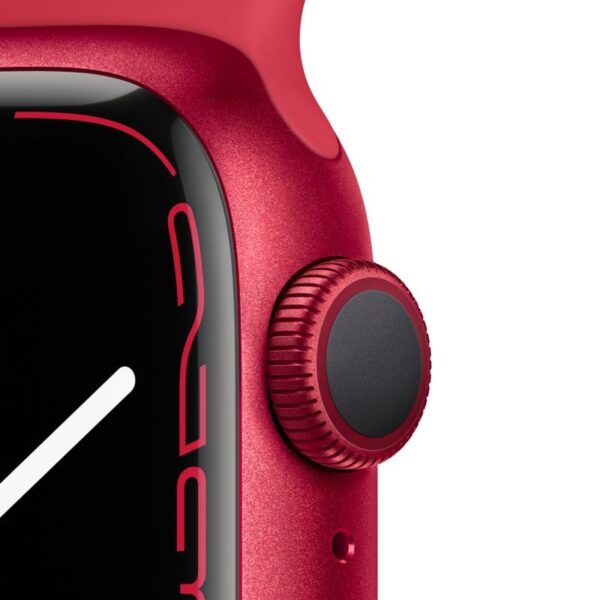 Apple Watch Series 7 GPS 41mm Aluminio Rojo con Correa Deportiva Roja Reacondicionado