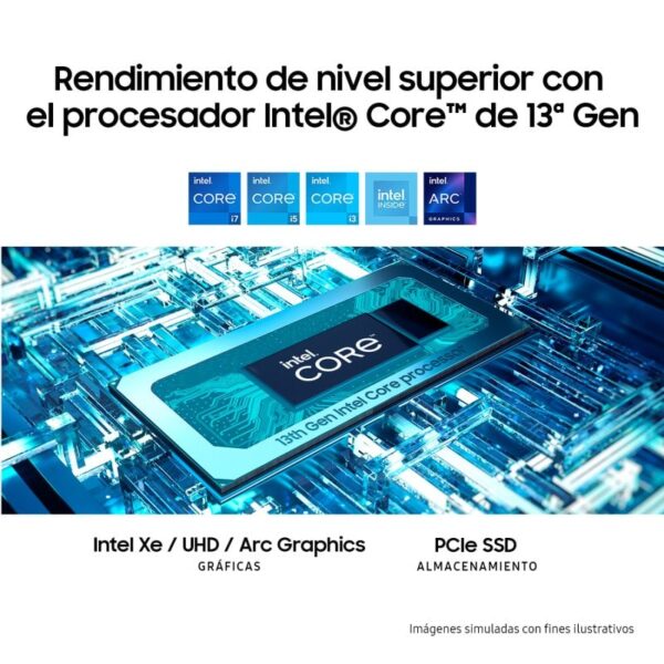 Samsung Galaxy Book3 Intel Core i7-1355U/16GB/512GB SSD/15.6" Reacondicionado