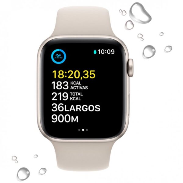 Apple Watch SE GPS 2ª Generación 44mm Aluminio Starlight  con Correa Sport Beige Reacondicionado