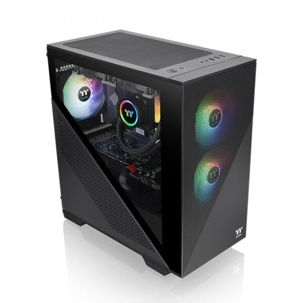 Thermaltake Divider 170 TG ARGB Cristal Templado USB 3.0 Reacondicionado