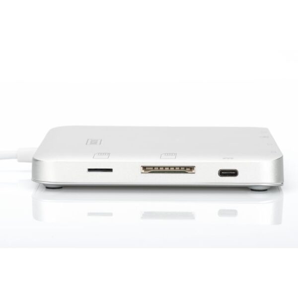 Digitus Dock Station USB-C a HDMI/Mini DisplayPort/VGA/USB 3.0/Jack/RJ-45/Micro SD/SDHC/SDXC/MMC
