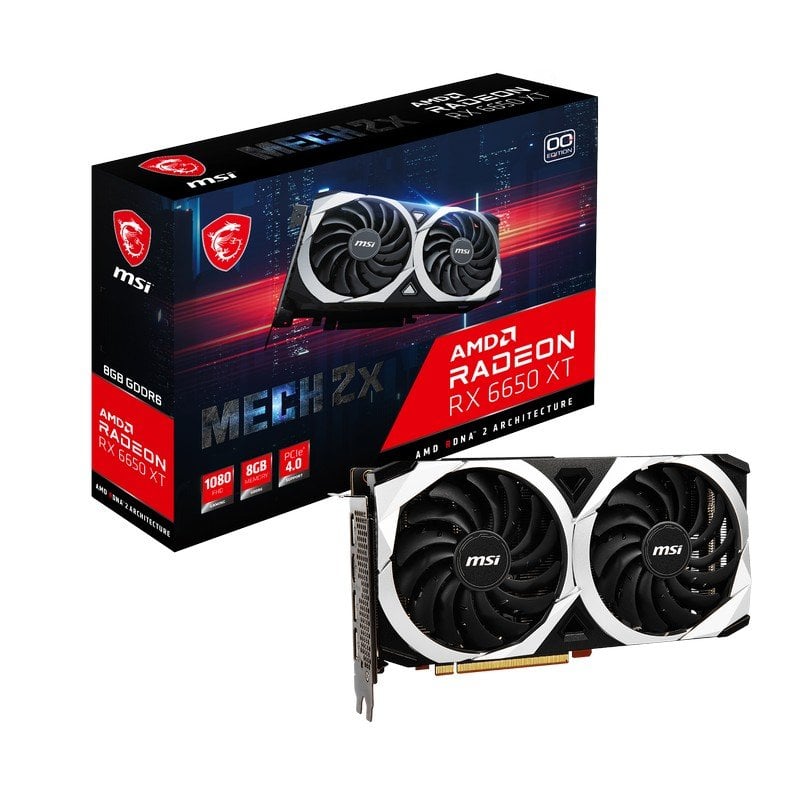 MSI AMD Radeon RX 6650 XT MECH 2X OC 8GB GDDR6 Reacondicionado