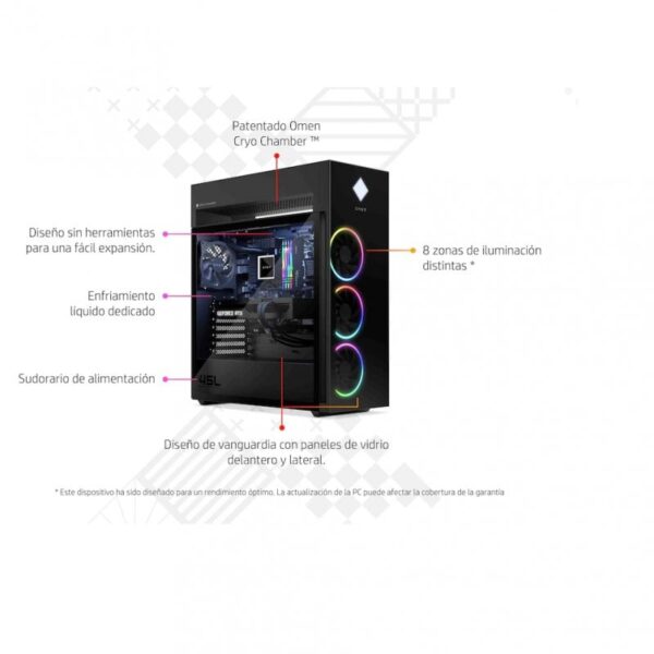 HP OMEN 45L GT22-0021ns Intel Core i9-12900K/32GB/2TB SSD/RTX 3080Ti Reacondicionado