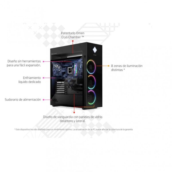 HP OMEN 45L GT22-0019ns Intel Core i9-12900K/32GB/2TB+1TB SSD/RTX 3080 Reacondicionado