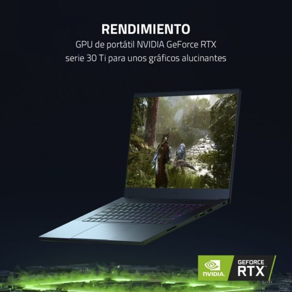 Razer Blade 15 QHD Intel Core i7-12800H/16GB/1TB SSD/RTX 3060/15.6" Reacondicionado