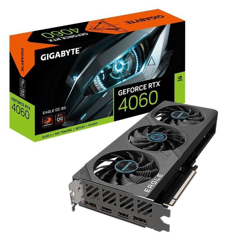 Gigabyte GeForce RTX 4060 EAGLE OC 8GB GDDR6 DLSS3 Reacondicionado