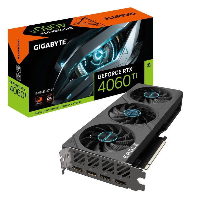 Gigabyte GeForce RTX 4060 Ti EAGLE OC 8GB GDDR6 DLSS3 Reacondicionado