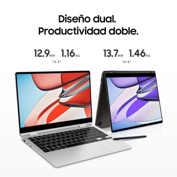 Samsung Galaxy Book3 360 Intel Evo Core i5-1340P/16GB/512GB SSD/13.3" Táctil Reacondicionado