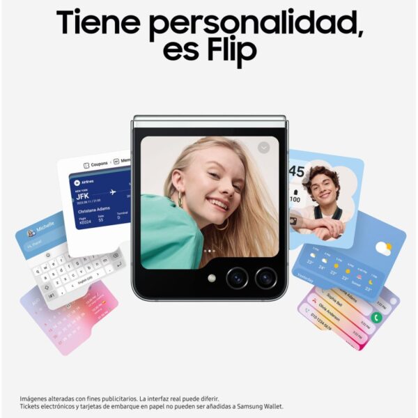 Samsung Galaxy Z Flip5 8/512GB Menta + Cargador de Pared 25W Reacondicionado