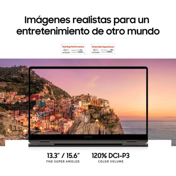 Samsung Galaxy Book3 360 Intel Evo Core i5-1340P/16GB/512GB SSD/13.3" Táctil Reacondicionado