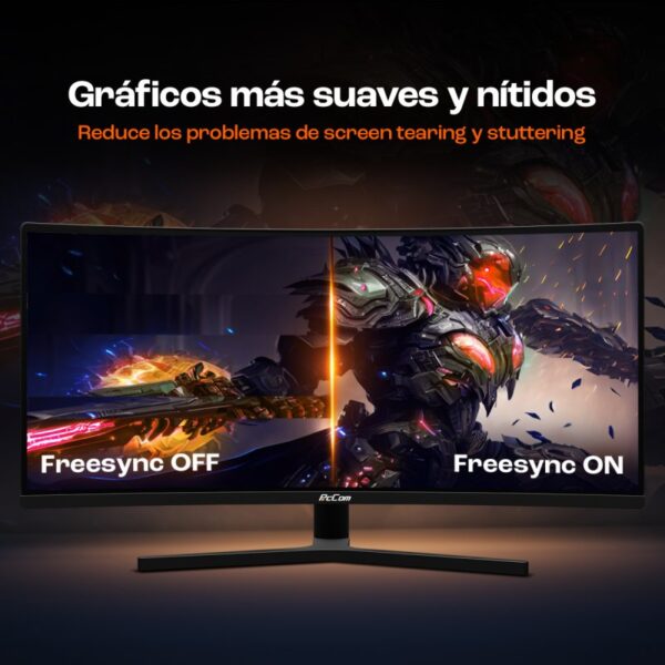 PcCom Elysium Pro 34" LED UltraWide WQHD 165Hz FreeSync Curva Reacondicionado