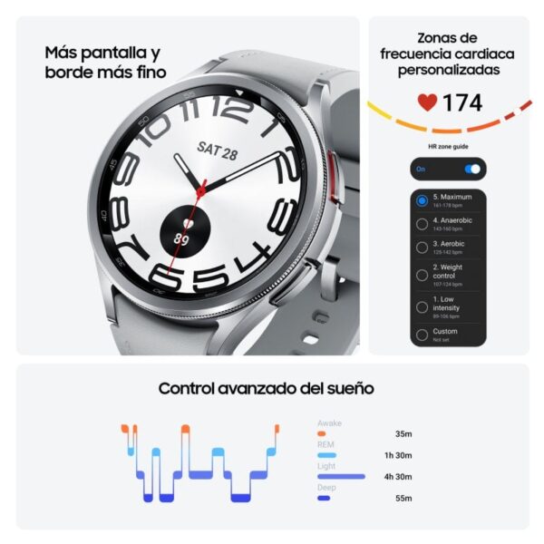 Samsung Galaxy Watch6 Classic Bluetooth 47mm Negro Reacondicionado