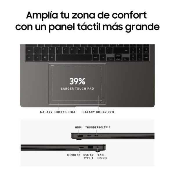 Samsung Galaxy Book3 Ultra Intel Evo Core i9-13900H/32GB/1TB SSD/RTX 4070/16" Reacondicionado