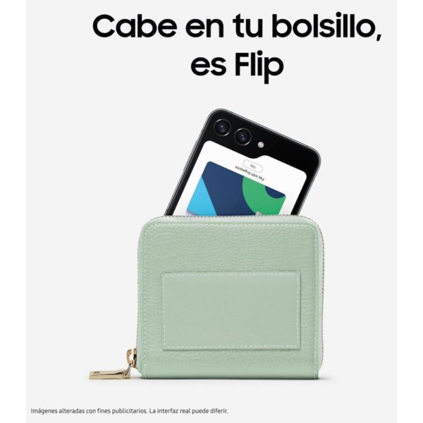 Samsung Galaxy Z Flip5 8/512GB Menta + Cargador de Pared 25W Reacondicionado