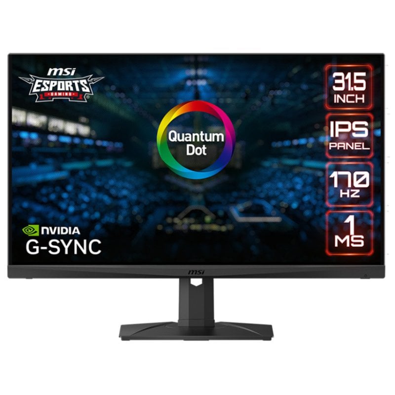 MSI MAG 321QR-QD 31.5"" LED IPS WQHD 170Hz G-Sync Compatible Reacondicionado