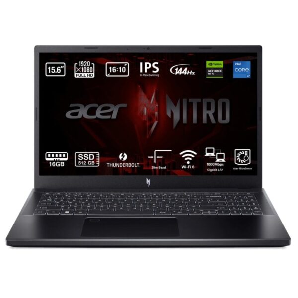 Acer Nitro V 15 ANV15-51 Intel Core i7-13620H/16GB/512GB SSD/RTX 3050/15.6"" Reacondicionado