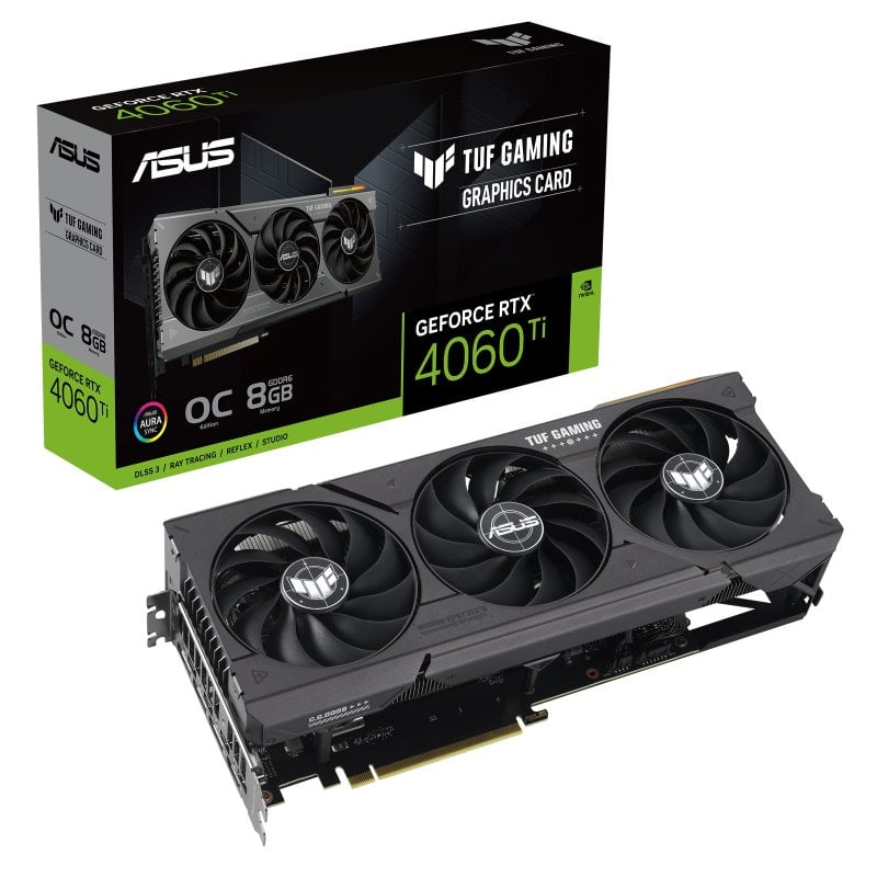 ASUS TUF Gaming GeForce RTX 4060 Ti OC Edition 8GB GDDR6 DLSS3 Reacondicionado