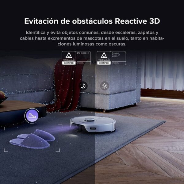 Roborock S8 Pro Ultra Robot Aspirador y Fregasuelos Negro