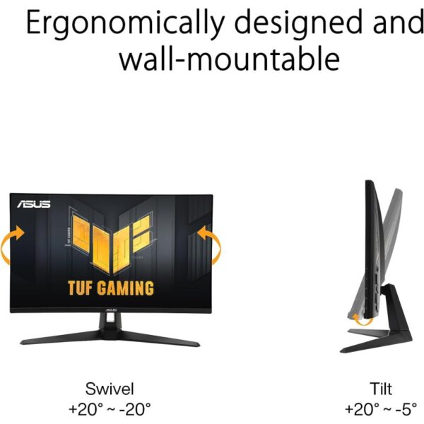 ASUS TUF Gaming VG27AQ3A 27"" LCD IPS QHD 180Hz FreeSync Premium Reacondicionado