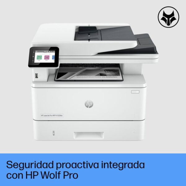HP LaserJet Pro 4102fdw Impresora Multifunción Láser Monocromo WiFi Dúplex Fax