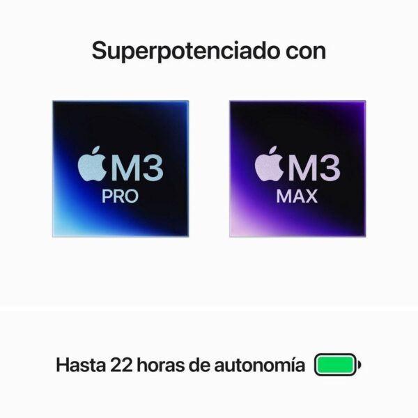 Apple Macbook Pro Apple M3 Pro 12 Núcleos/18GB/512GB SSD/GPU 18 Núcleos/16" Negro Espacial Reacondicionado