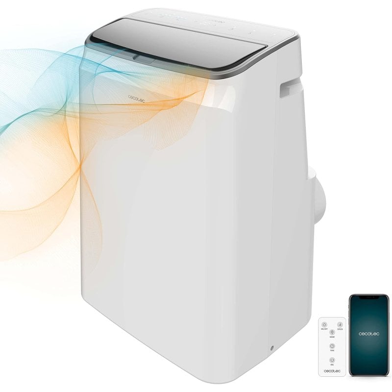 Cecotec ForceClima 14800 Soundless Aire Acondicionado Portátil con Bomba de Calor 3500 Frigorías Reacondicionado