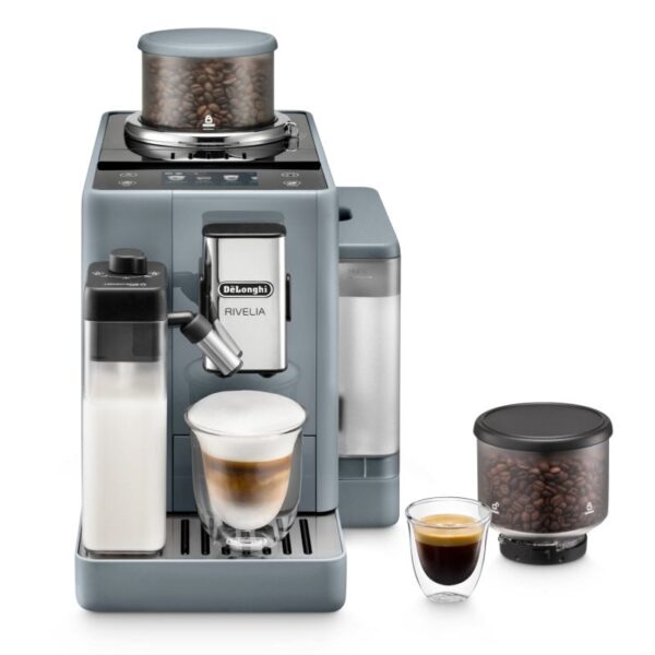 DeLonghi Rivelia Cafetera Superautomática con Molinillo 19 Bares Gris