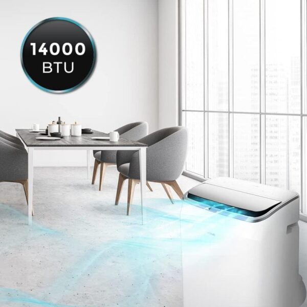 Cecotec ForceClima 14800 Soundless Aire Acondicionado Portátil con Bomba de Calor 3500 Frigorías Reacondicionado