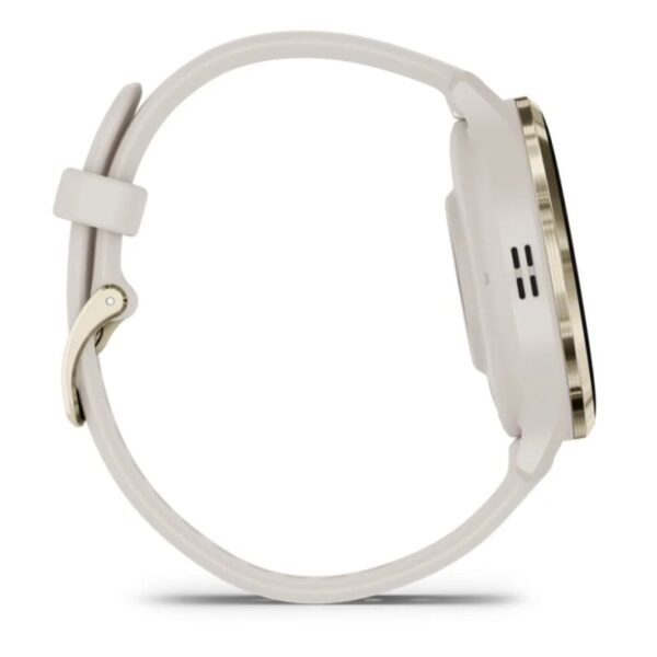 Garmin Venu 3S Reloj Smartwatch 41mm Bisel Acero Inoxidable Gris Gold con Correa de Silicona Beige Reacondicionado