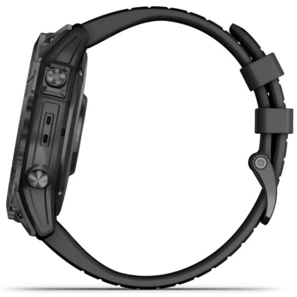 Garmin Epix Pro (Gen 2) Reloj Smartwatch 51mm Gris con Correa de Silicona Negra Reacondicionado