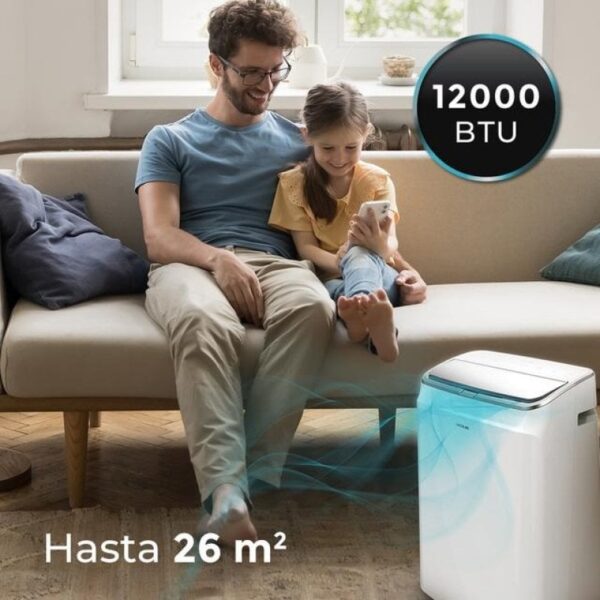 Cecotec ForceClima 12600 Soundless Heating Aire Acondicionado Portátil con Bomba de Calor 12000 BTU Reacondicionado