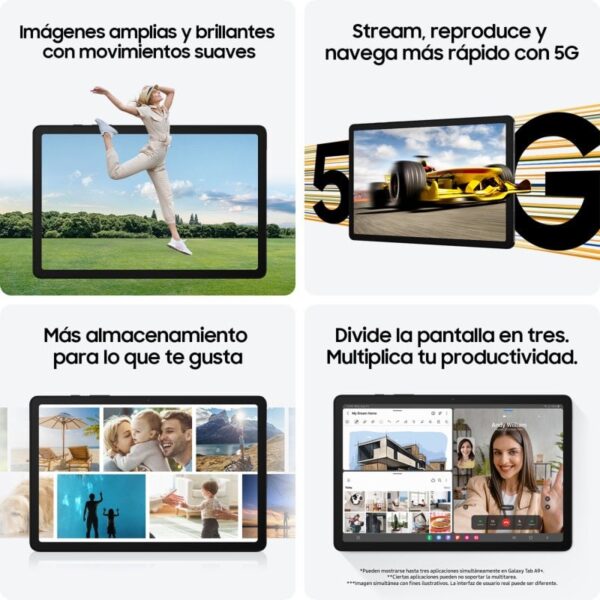 Samsung Galaxy Tab A9+ WiFi 11" 8/128GB Gris Reacondicionado