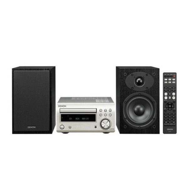 Denon DM-41 Micro Cadena Hifi 60W Plata Reacondicionado