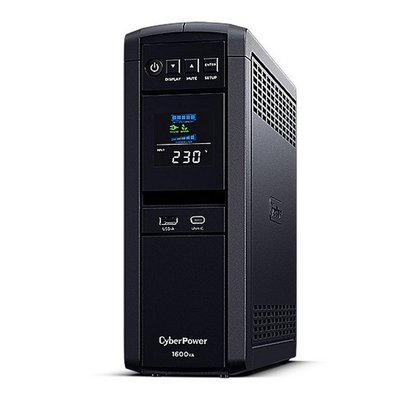 Cyberpower CP1600EPFCLCD SAI Línea Interactiva Formato Torre 1600VA 1000W con 6 Salidas Schuko Reacondicionado