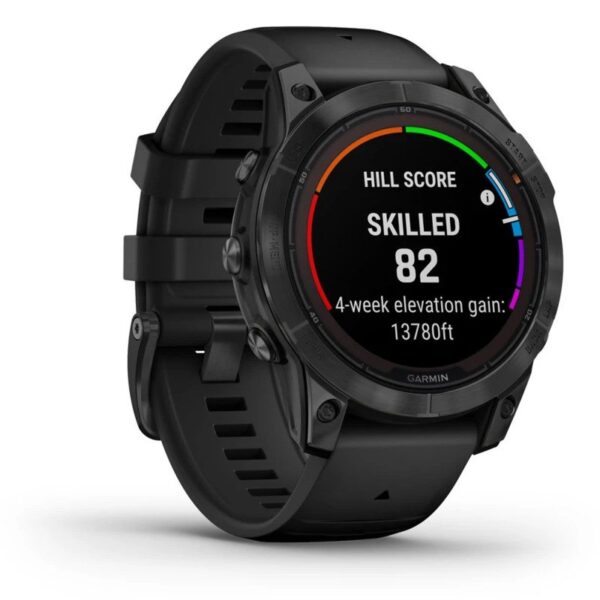 Garmin Fénix 7 Pro Solar Reloj Smartwatch 47mm Gris con Correa Negra Reacondicionado
