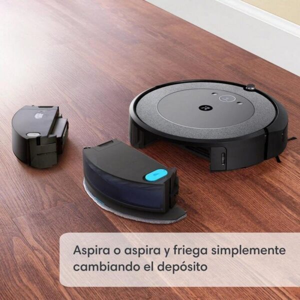 iRobot Roomba Combo i5+ Robot Aspirador y Friegasuelos con Base de Autovaciado