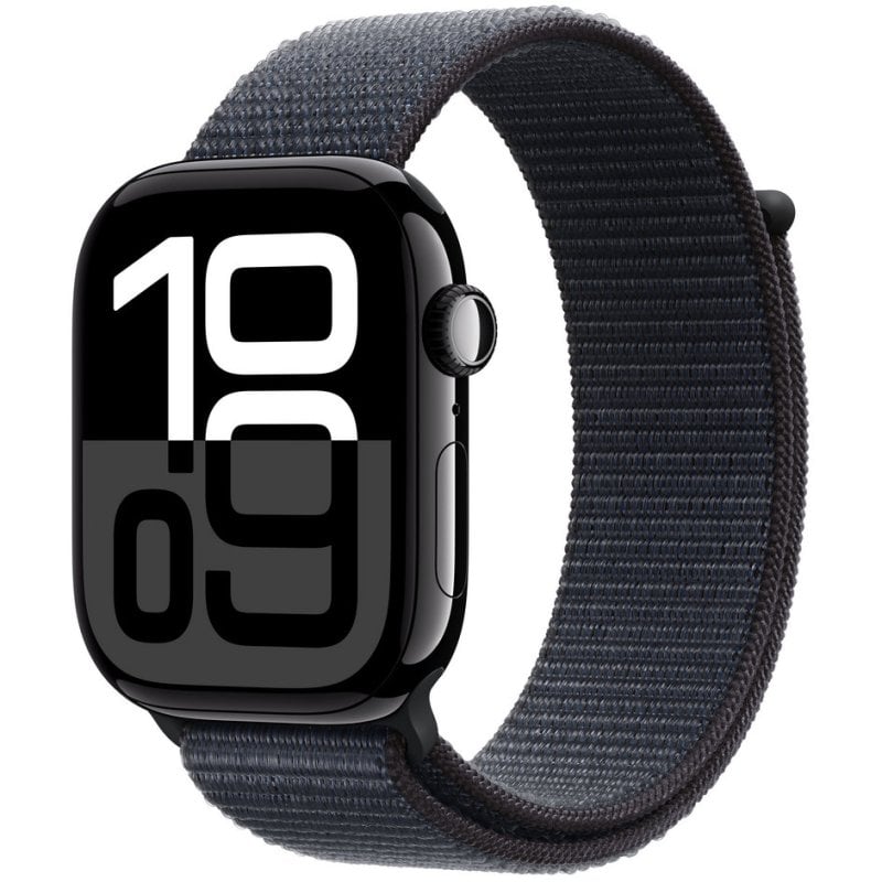Apple Watch Series 10 GPS 46mm Caja Aluminio Negro Azabache con Correa Loop Deportiva Tinta Reacondicionado
