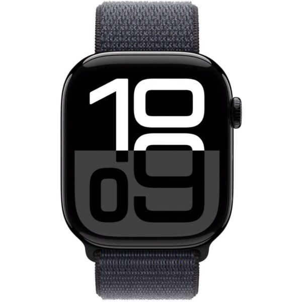 Apple Watch Series 10 GPS 46mm Caja Aluminio Negro Azabache con Correa Loop Deportiva Tinta Reacondicionado