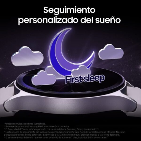 Samsung Galaxy Watch7 40mm Bluetooth Reloj Smartwatch Crema Reacondicionado