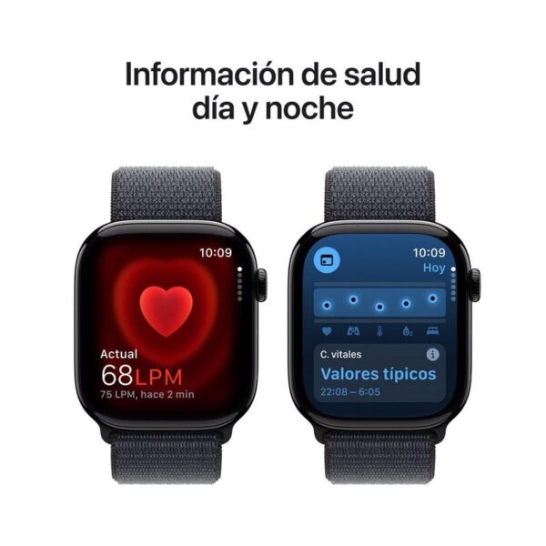 Apple Watch Series 10 GPS 46mm Caja Aluminio Negro Azabache con Correa Loop Deportiva Tinta Reacondicionado