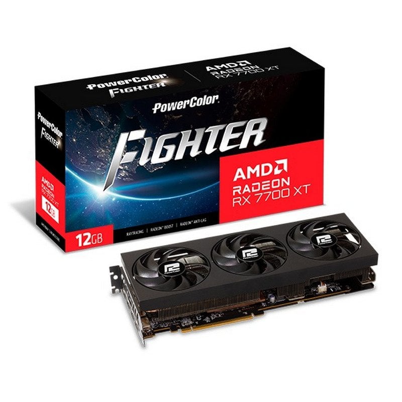 PowerColor Fighter AMD Radeon RX 7700 XT 12GB GDDR6 Reacondicionado